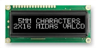 MC21605G12W-VNMLWS electronic component of Midas