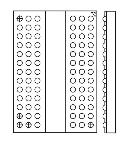 MT29F1G08ABAEAH4-AATX:E TR electronic component of Micron