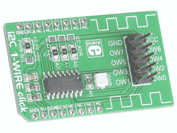 I2C 1 WIRE CLICK electronic component of MikroElektronika