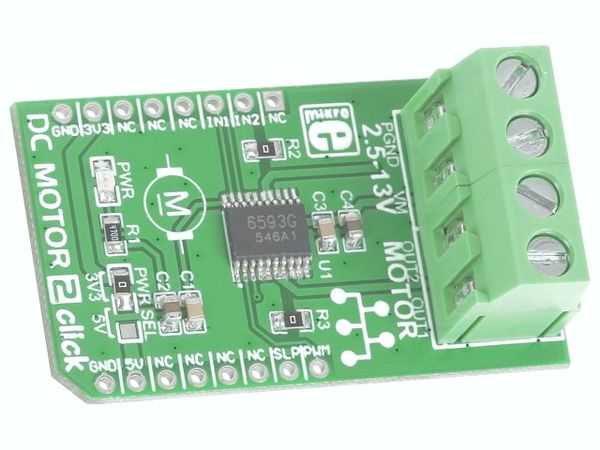 DC MOTOR 2 CLICK electronic component of MikroElektronika