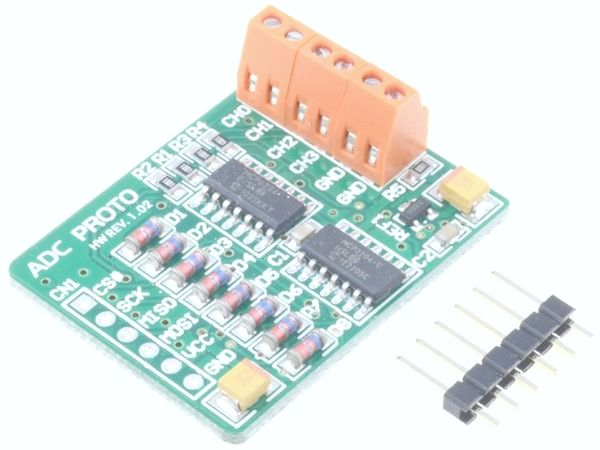 ADC PROTO electronic component of MikroElektronika