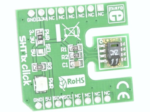 SHT11 CLICK electronic component of MikroElektronika