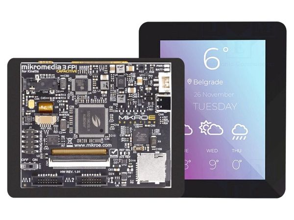 MIKROMEDIA 3 FOR KINETIS CAPACITIVE FPI electronic component of MikroElektronika