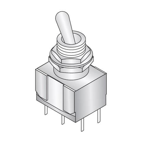 108-2MD3T2B3M2QE-EVX electronic component of Mountain Switch