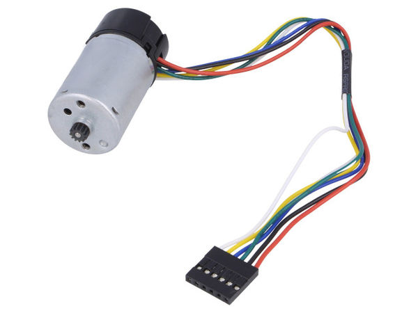 MP 12V Motor with 48 CPR Encoder for 25D mm Metal Gearmotors (No Gearbox)