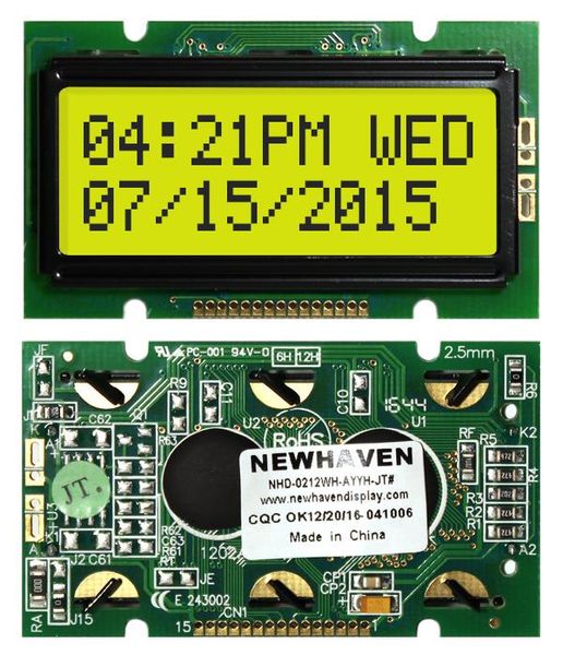 NHD-0212WH-AYYH-JT electronic component of Newhaven Display