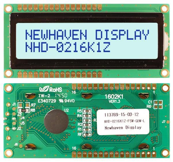 NHD-0216K1Z-FSW-GBW-L electronic component of Newhaven Display