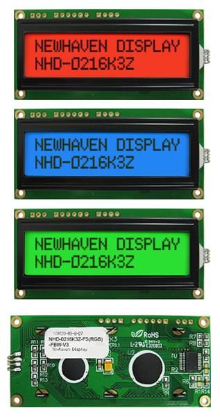 NHD-0216K3Z-FS(RGB)-FBW-V3 electronic component of Newhaven Display