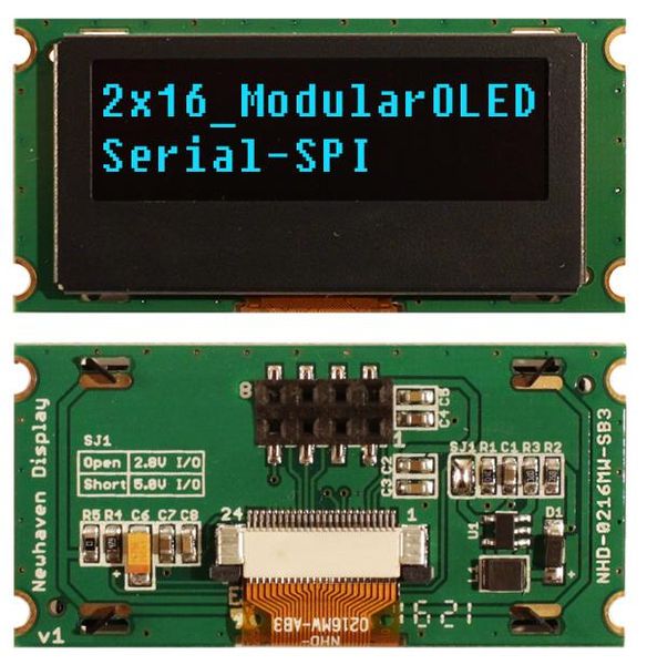 NHD-0216MW-SB3 electronic component of Newhaven Display