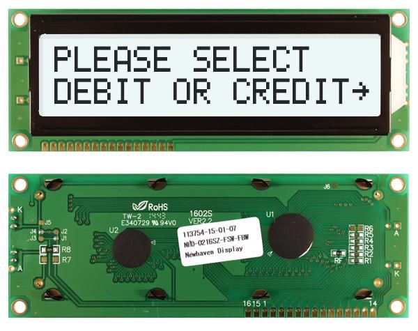 NHD-0216SZ-FSW-FBW electronic component of Newhaven Display