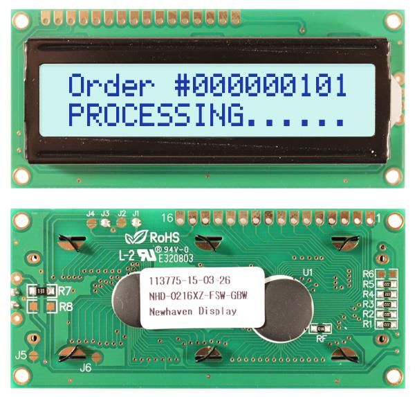 NHD-0216XZ-FSW-GBW electronic component of Newhaven Display