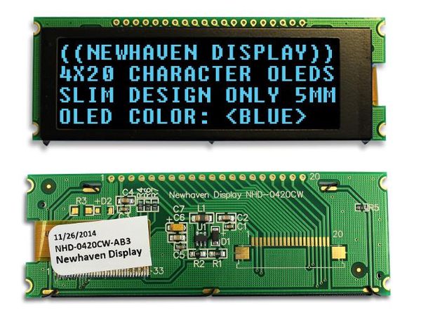 NHD-0420CW-AB3 electronic component of Newhaven Display