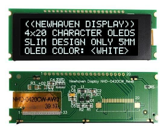 NHD-0420CW-AW3 electronic component of Newhaven Display