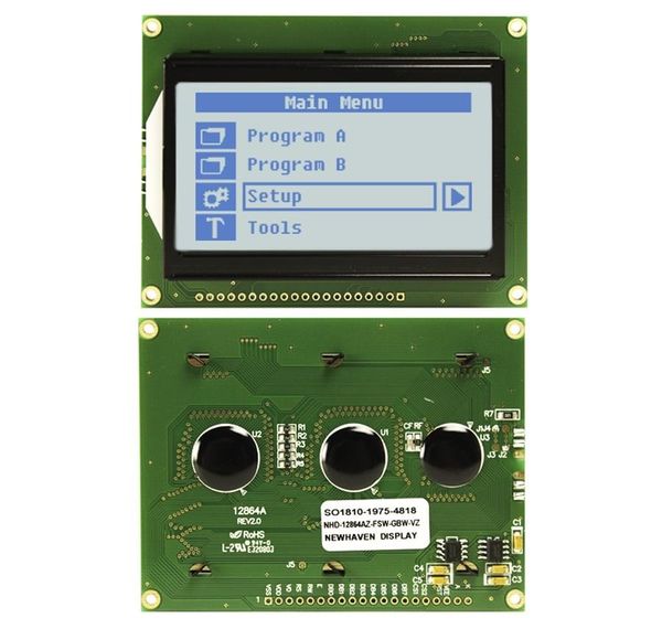 NHD-12864AZ-FSW-GBW-VZ electronic component of Newhaven Display