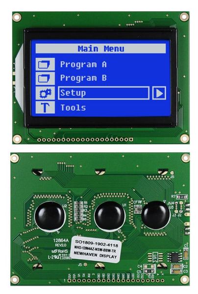 NHD-12864AZ-NSW-BBW-TR electronic component of Newhaven Display