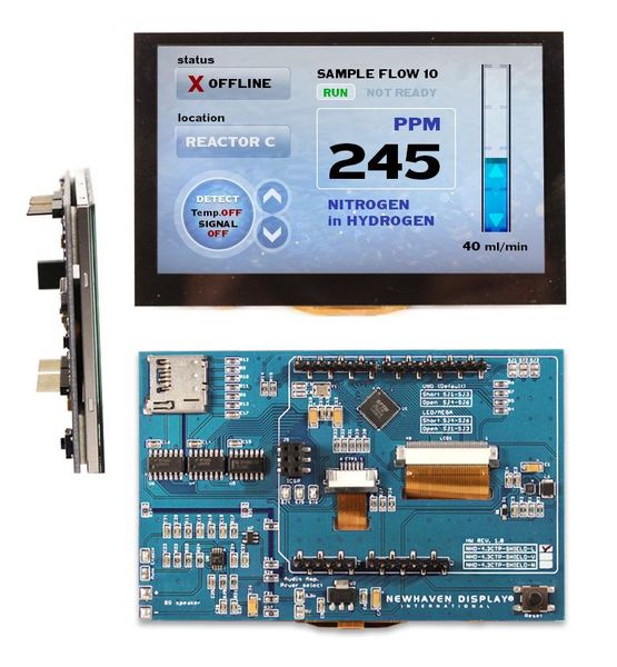 NHD-4.3CTP-SHIELD-L electronic component of Newhaven Display