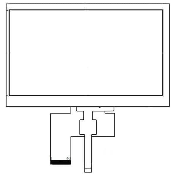 NHD-7.0-1024600AF-LSXP-CTP electronic component of Newhaven Display