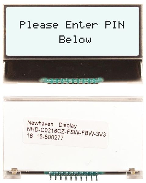 NHD-C0216CZ-FSW-FBW-3V3 electronic component of Newhaven Display