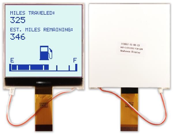 NHD-C128128BZ-FSW-GBW electronic component of Newhaven Display