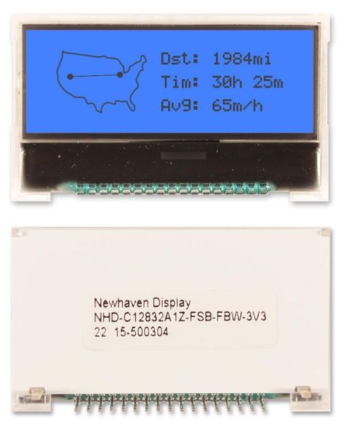 NHD-C12832A1Z-FSB-FBW-3V3 electronic component of Newhaven Display