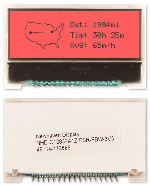 NHD-C12832A1Z-FSR-FBW-3V3 electronic component of Newhaven Display