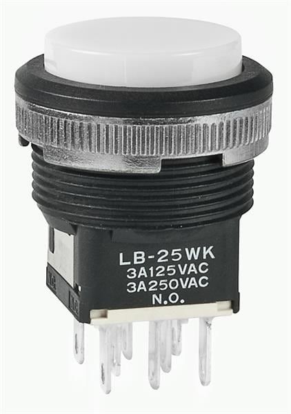 LB25WKW01-BJ electronic component of NKK Switches