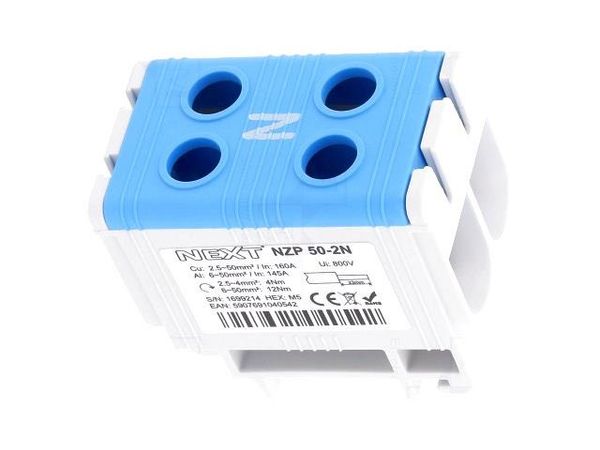 NZP-50-2 B11-31C8 DIN Rail Terminal Blocks