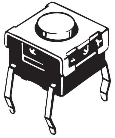 B3W-1020 electronic component of Omron