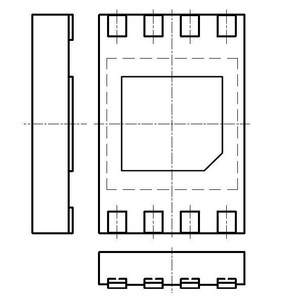 CAT24C256HU4IGT3 electronic component of ON Semiconductor