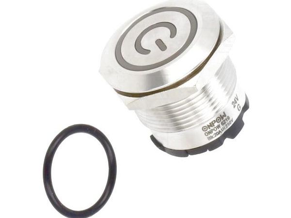 ONPOW6219F-10ZET/J/G/24V/S Pushbutton Switches