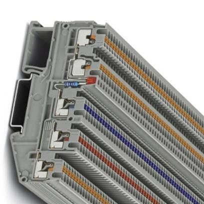 PTIO 1 5/S/4-LED 24 RD DIN Rail Terminal Blocks