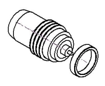 R128639001 electronic component of Radiall