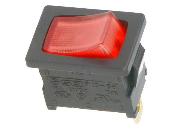 RF1-1A-DC-2-RL Rocker Switches