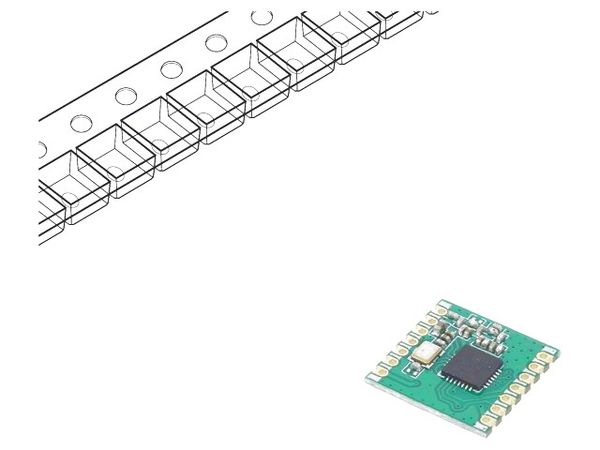 RFM69CW-433S3 electronic component of Hope Microelectronics