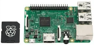 RPI3-MODB-16GB-NOOBS electronic component of Raspberry Pi