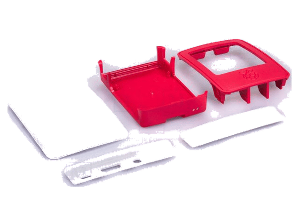 RPI OFFICIAL CASE V2 FOR PI 3(RED/WHITE) electronic component of Raspberry Pi