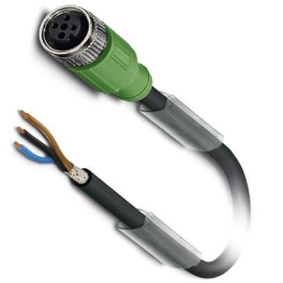 SAC-3P-10 0-PUR/M12FS SH Sensor Cables / Actuator Cables