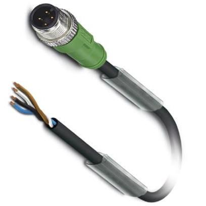 SAC-4P-M12MS/10 0-PVC Sensor Cables / Actuator Cables