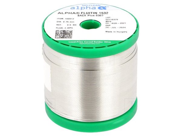 SACX PLUS 0307 FLUITIN 1532 0.75 MM 500G electronic component of Alpha