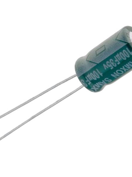 GF100/35 Aluminium Electrolytic Capacitors - Radial Leaded