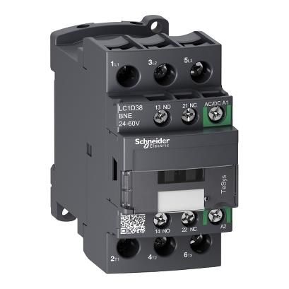 LC1D38P5 SCHNEIDER ELECTRIC - Contactor: 3-pole, NO x3; Auxiliary  contacts: NO + NC; 230VAC; 38A