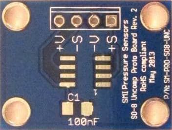 SMI-SO8-UNCOMP-BOARD electronic component of Silicon Microstructures