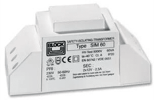 SIM100 electronic component of Block