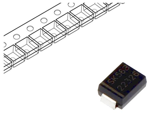 SK56BTR electronic component of SMC Diode
