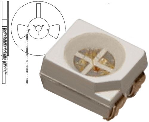 SML13RGB2KT-TR electronic component of Ledtronics