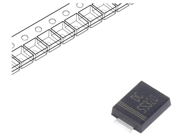 SS320BF electronic component of DC Components