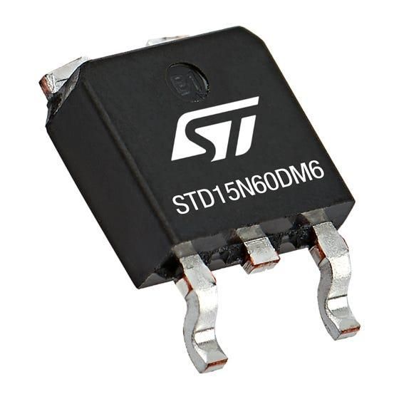 STD15N60DM6 electronic component of STMicroelectronics