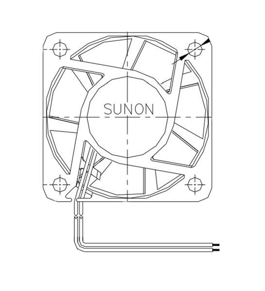 EF50151B1-Q04A-F99 electronic component of Sunon