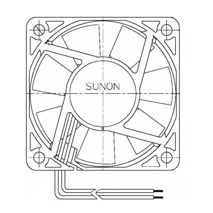 MB60151V3000UA99 electronic component of Sunon