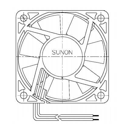 MB60152V1-000U-A99 electronic component of Sunon